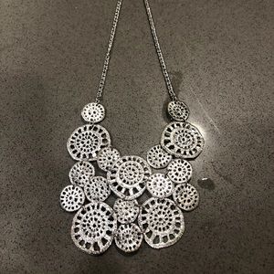 Circles statement necklace